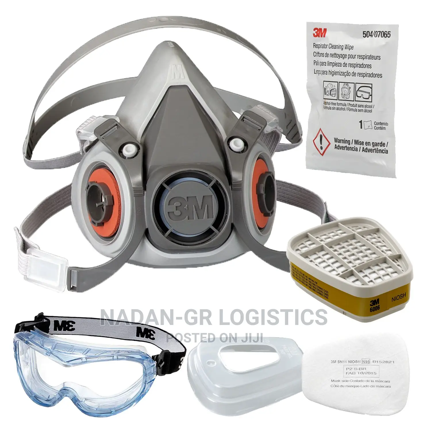 Half Face Respirators -canister Spray Mask