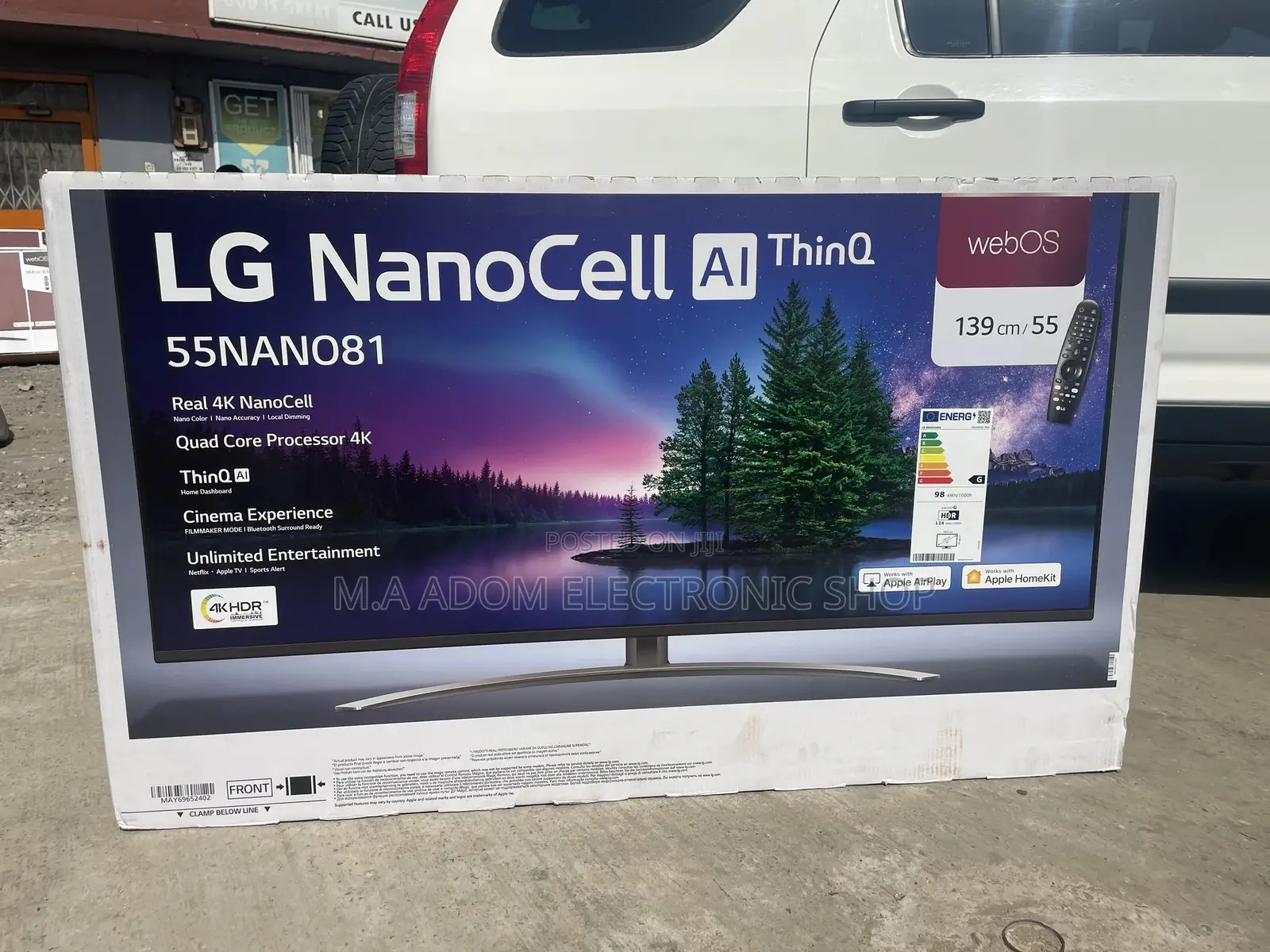 Lg 55” Nano81 Smart Webos UHD 4K With Magic Remote