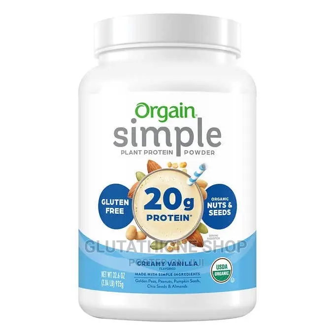 Orgain Simple Organic Plant Protein Powder, Vanilla