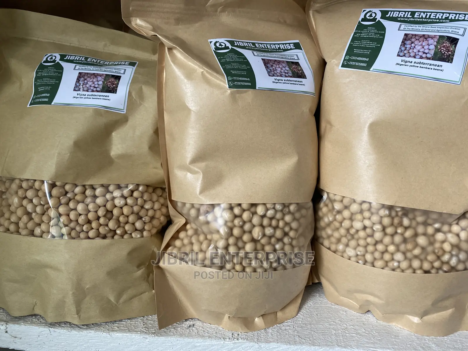 Nigerien Yellow Bambara Beans
