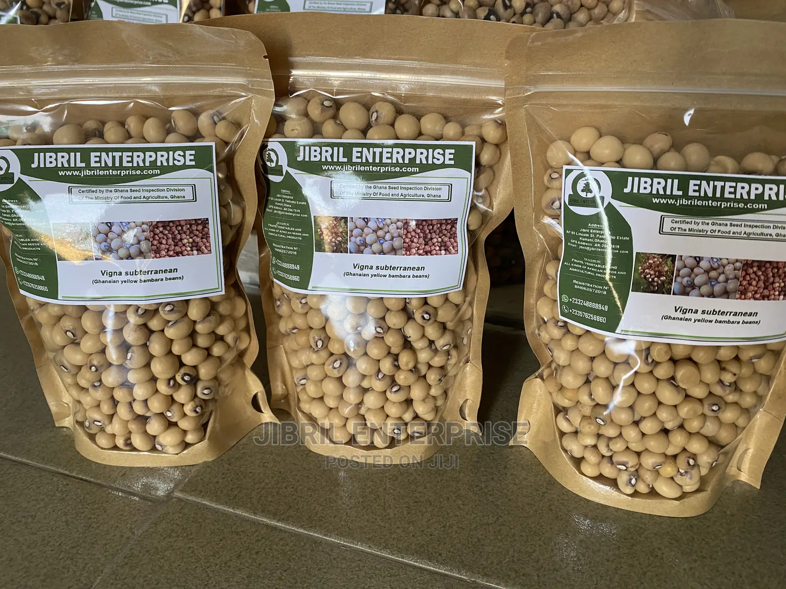 Yellow Bambara Beans