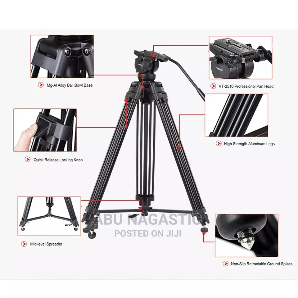 Weifeng Camera Video Heavy Duty Tripod