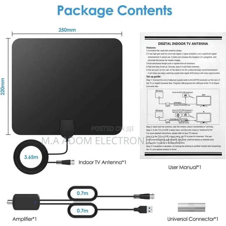Strong Signal Reception Indoor Digital Antenna