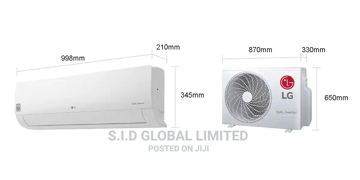 LG 2.5hp S4-Q24k23qe Dual Inverter AC 70% Energy Save