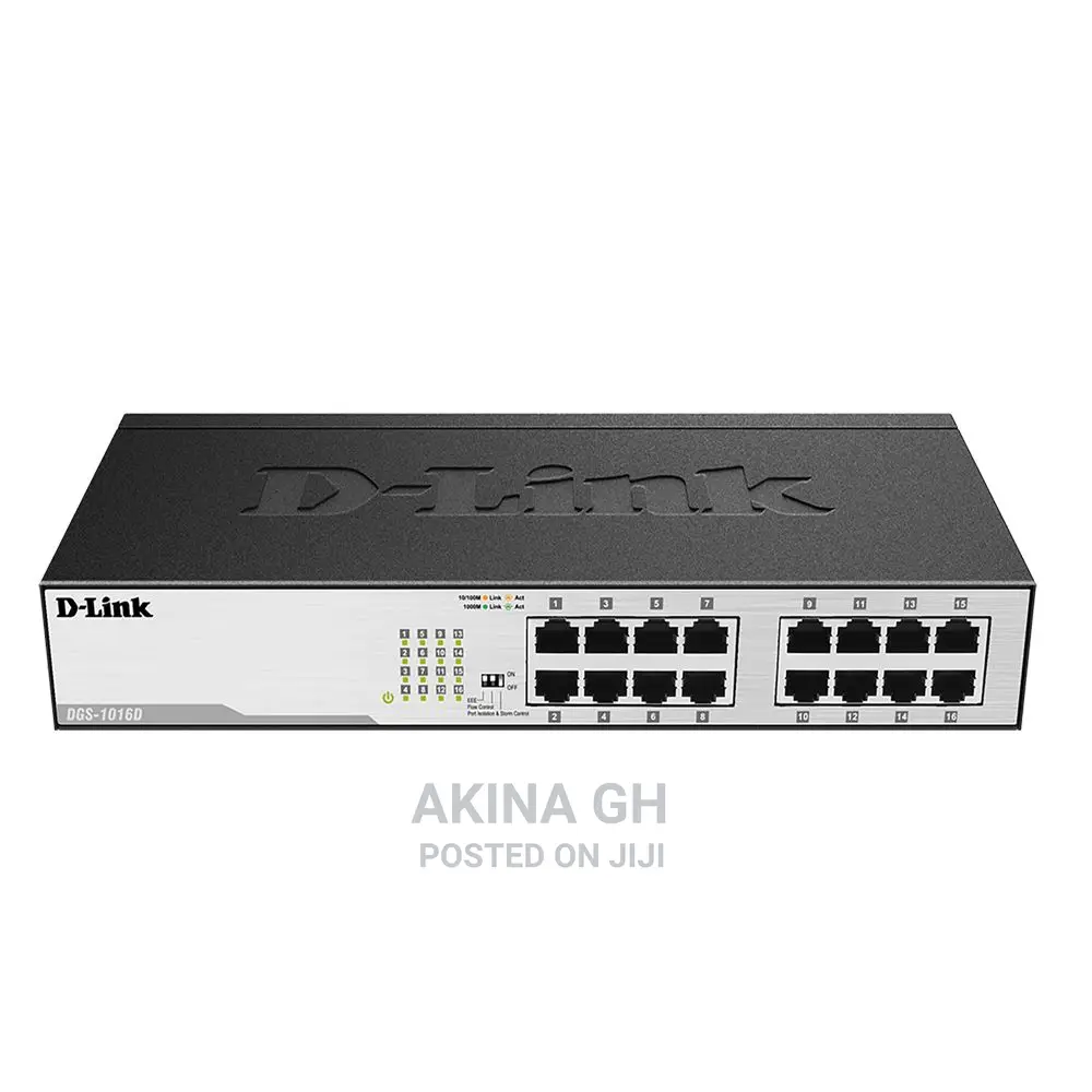 D-Link 16 Port Gigabit Switch DGS-1016d