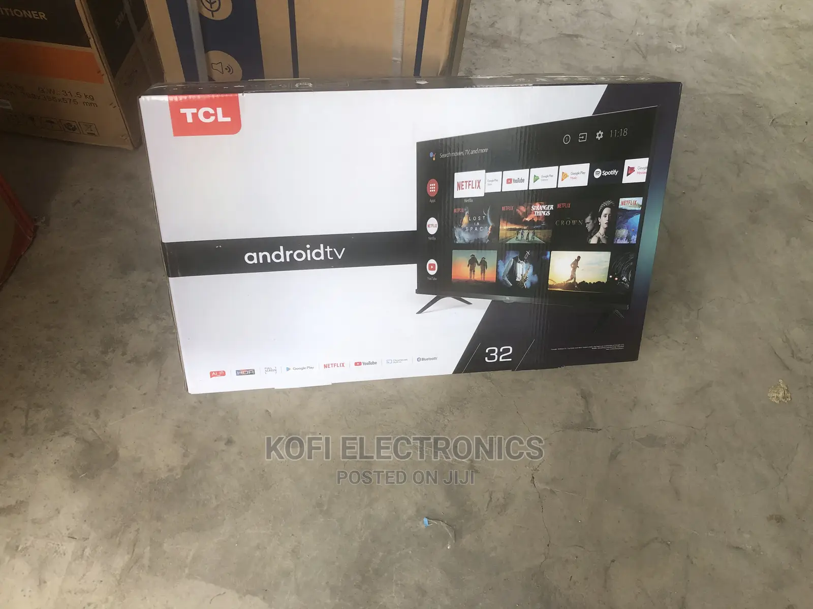 Slim Design TCL Digital Satellite Smart Android LED TV 32"