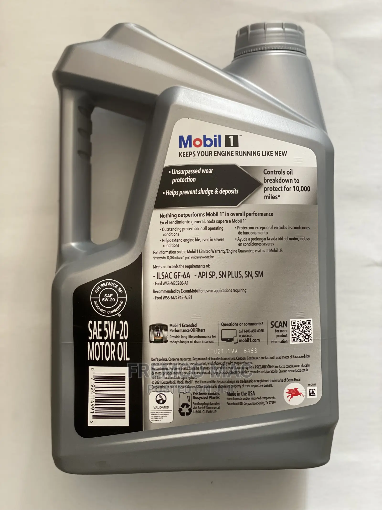 Mobil 1 Advanced Full Synthetic Engine Oil (5w-20)