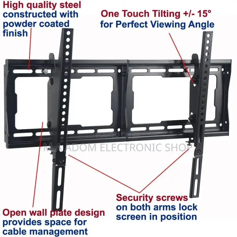 Wall Mount With Tilting Hooks for Your Led TVS