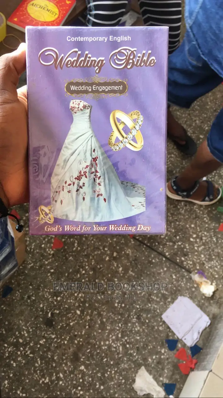 Wedding Bible Purple and Red