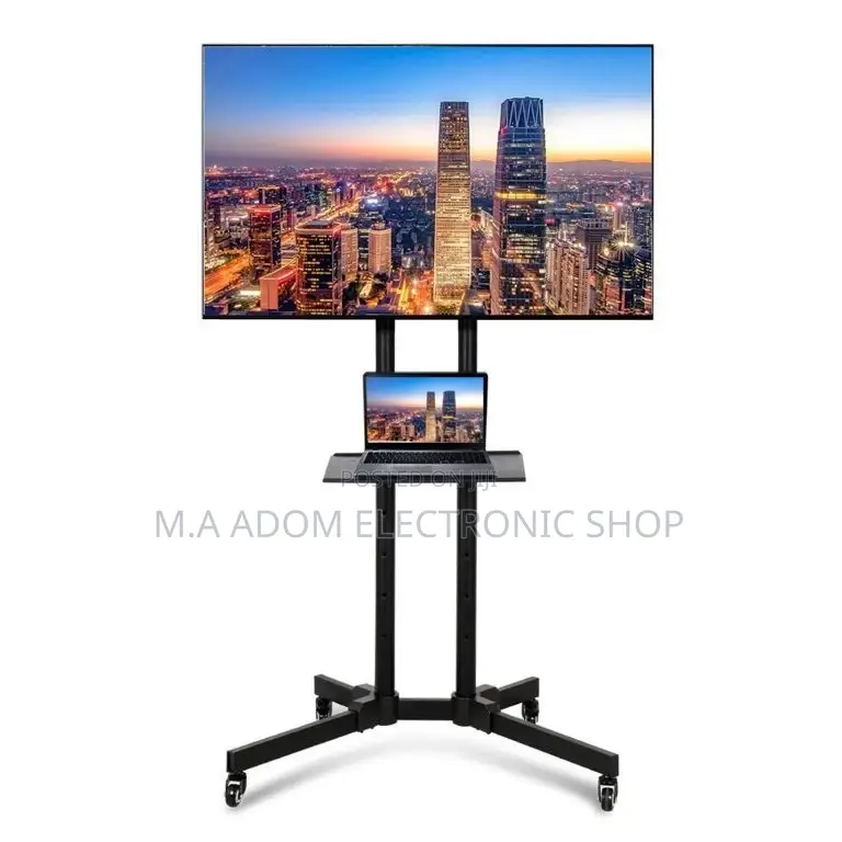 Very Easy to Install Use Mobile Tv Stand+Wheels 32”-70”