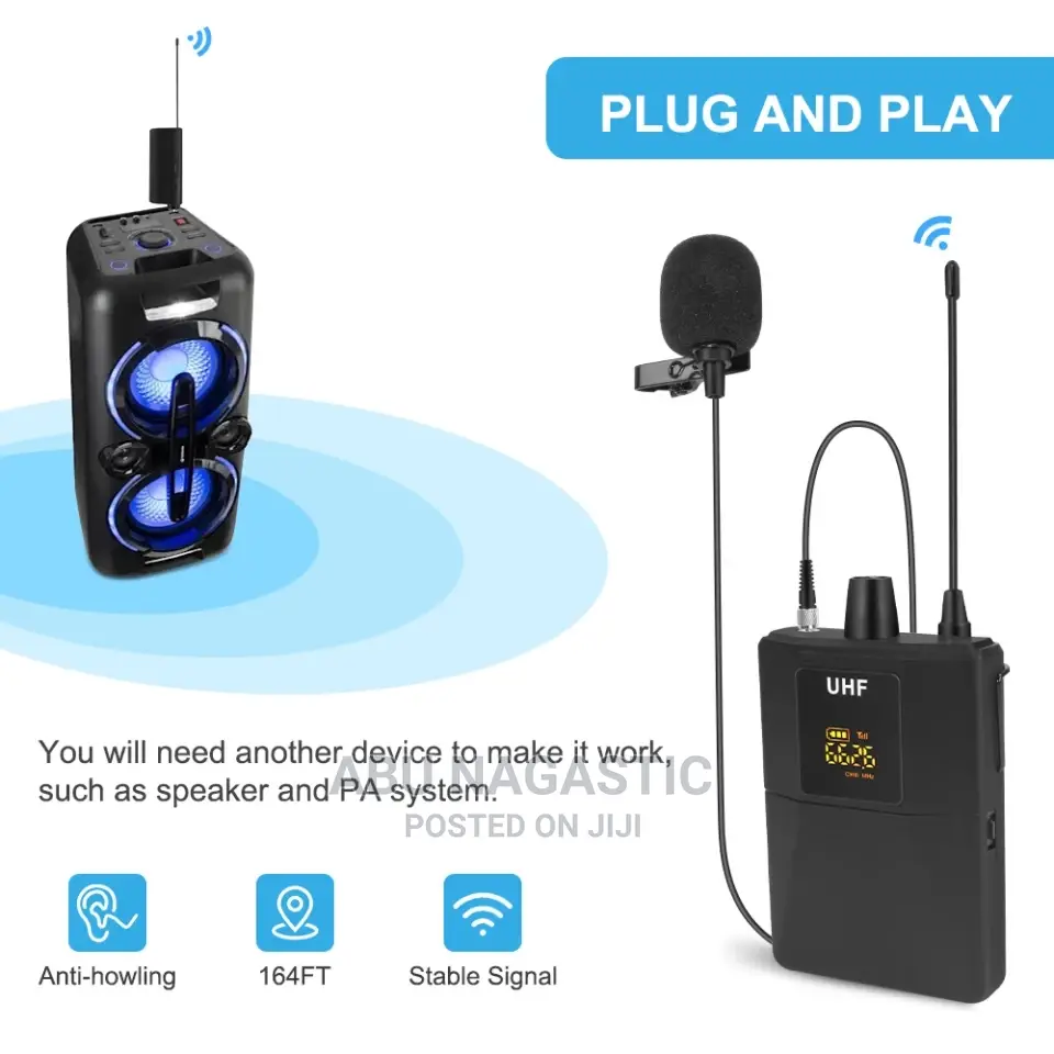 Wireless Lavalier Lapel Microphone