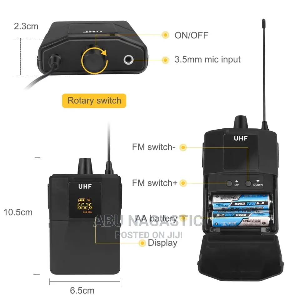 Wireless Lavalier Lapel Microphone