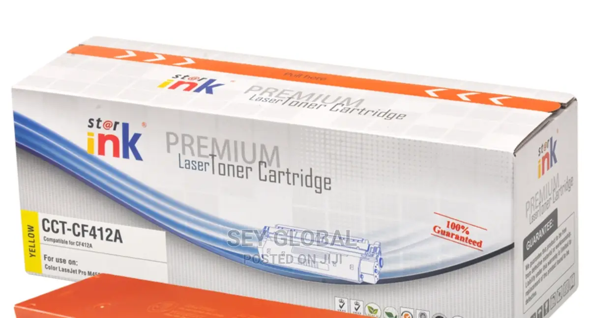 Starink CF412A Yellow Toner Cartridge Compatible
