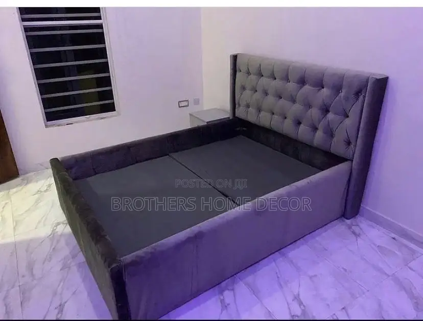Foreign Double (60x80) Bedframe With Inside Lining