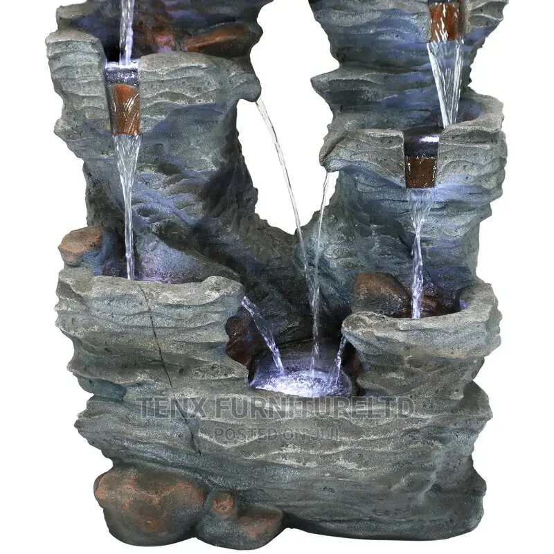 Water Fountain (Wahl Resin) With Light