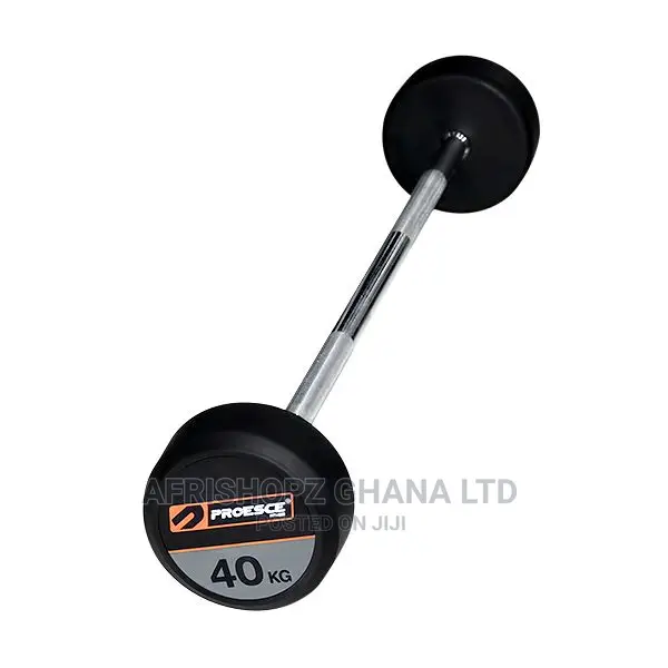 Rubber Barbell With Straight Bar 40kg LDBS-221-40kg