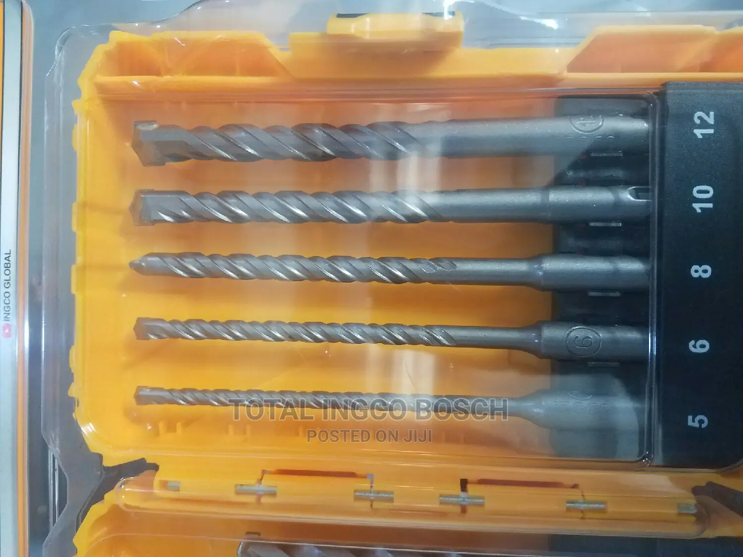 Ingco 11 Pcs Concrete and Hammer Drill Bits Set