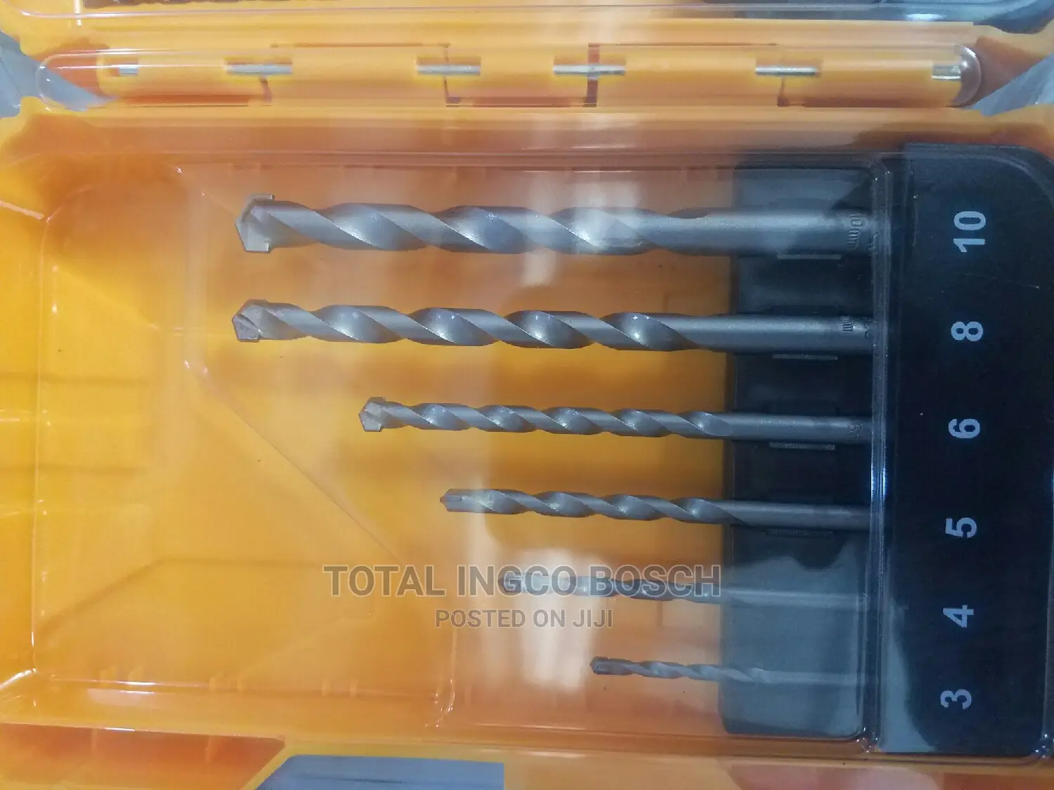 Ingco 11 Pcs Concrete and Hammer Drill Bits Set
