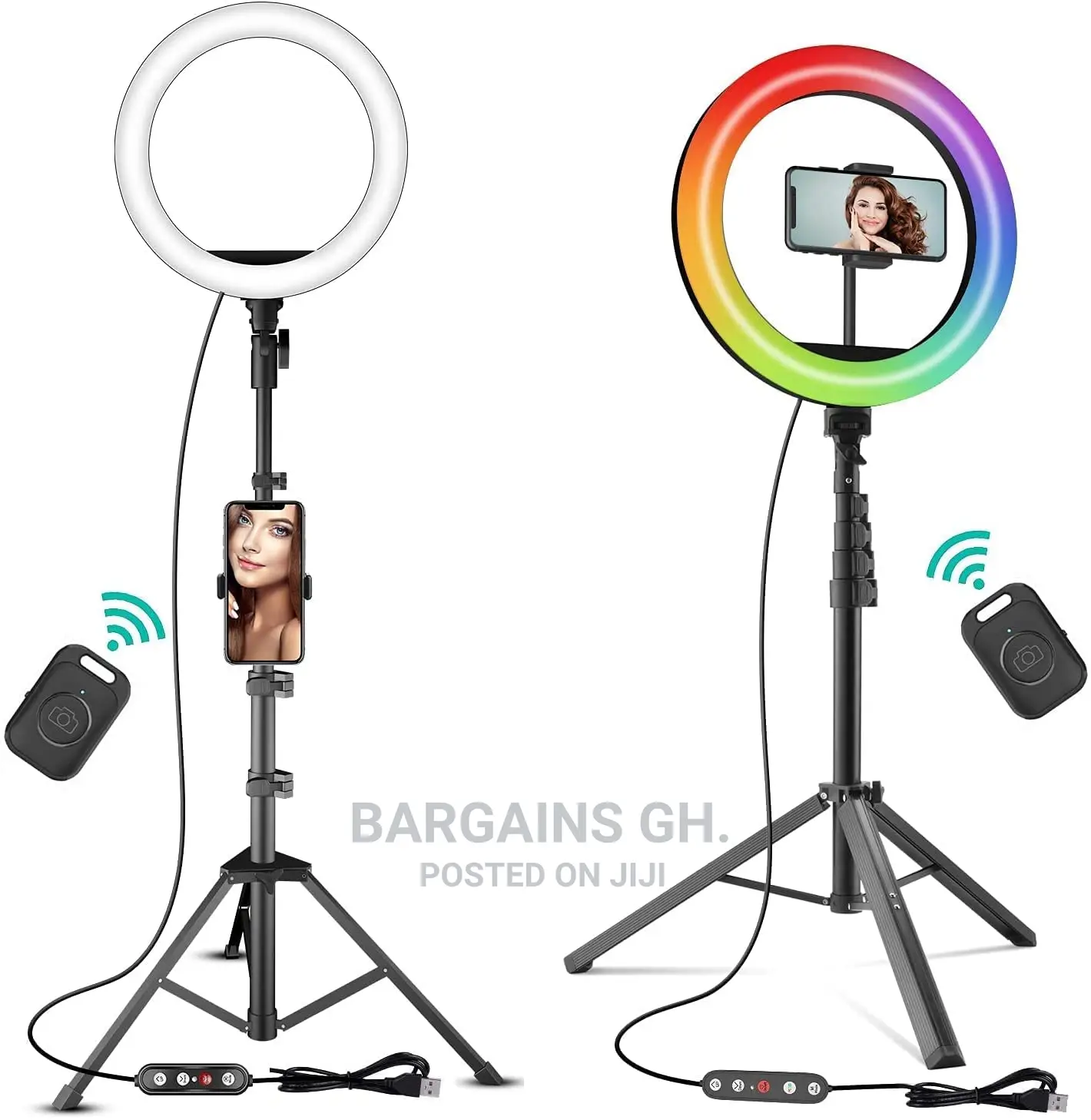 10 Inches RGB Ring Light With Stand (Back Friday Deal)