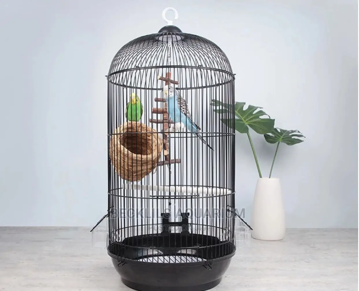 Large Metallic Parrot Cages