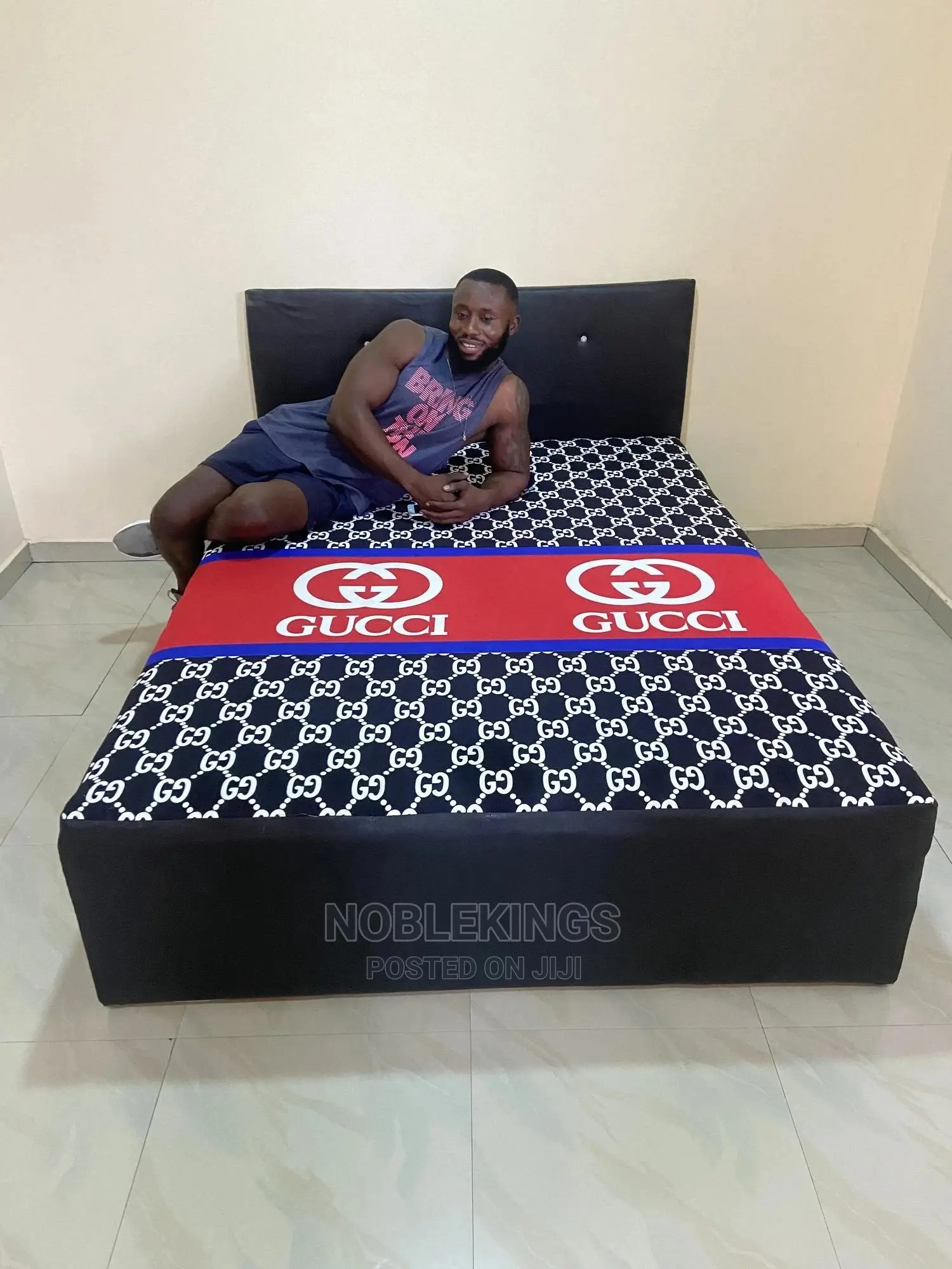 Double Bed With Mattress and Frame Inbuilt
