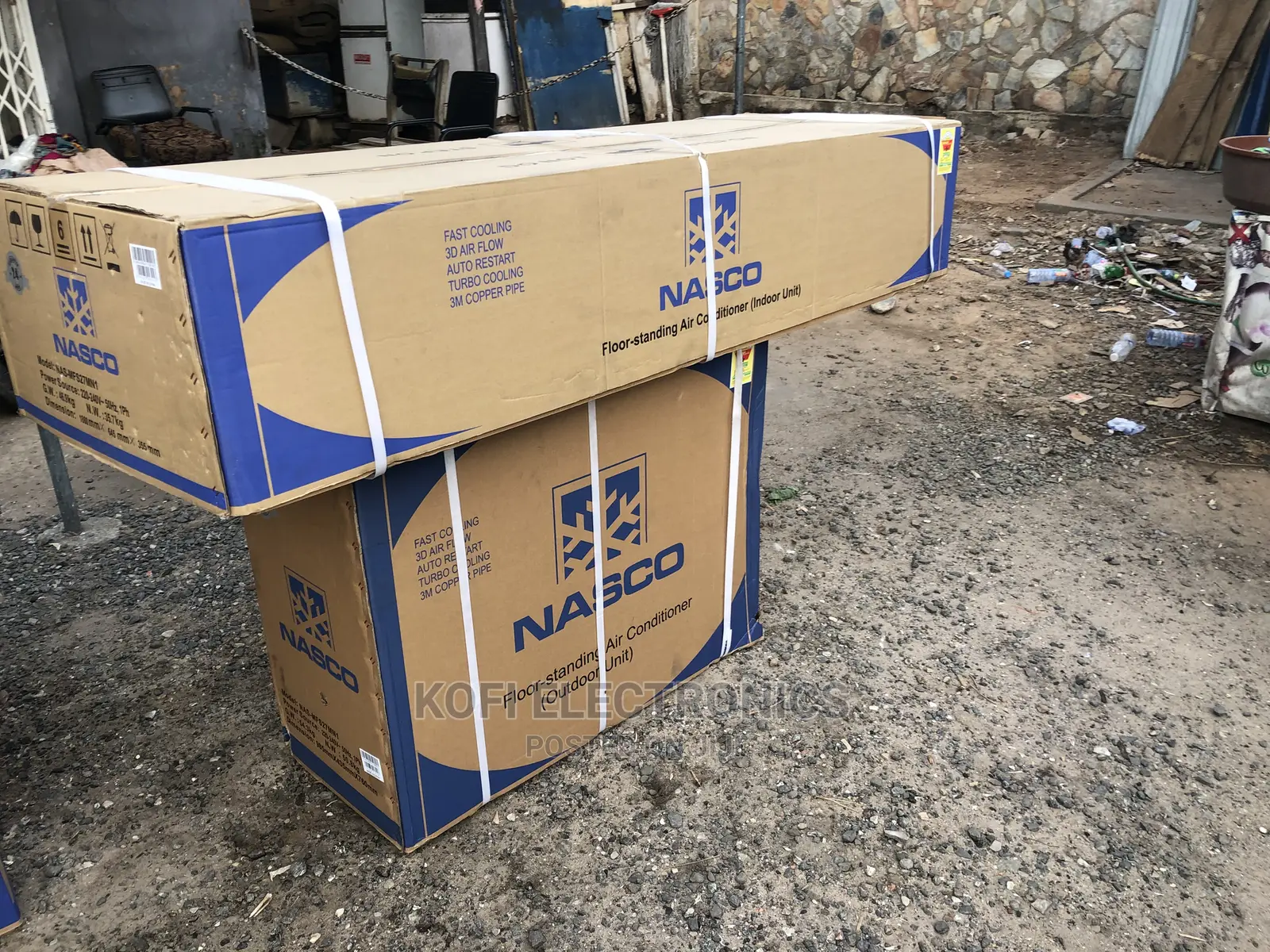 Fast Cooling Nasco 3HP Standing Air Conditioner R410 Gas