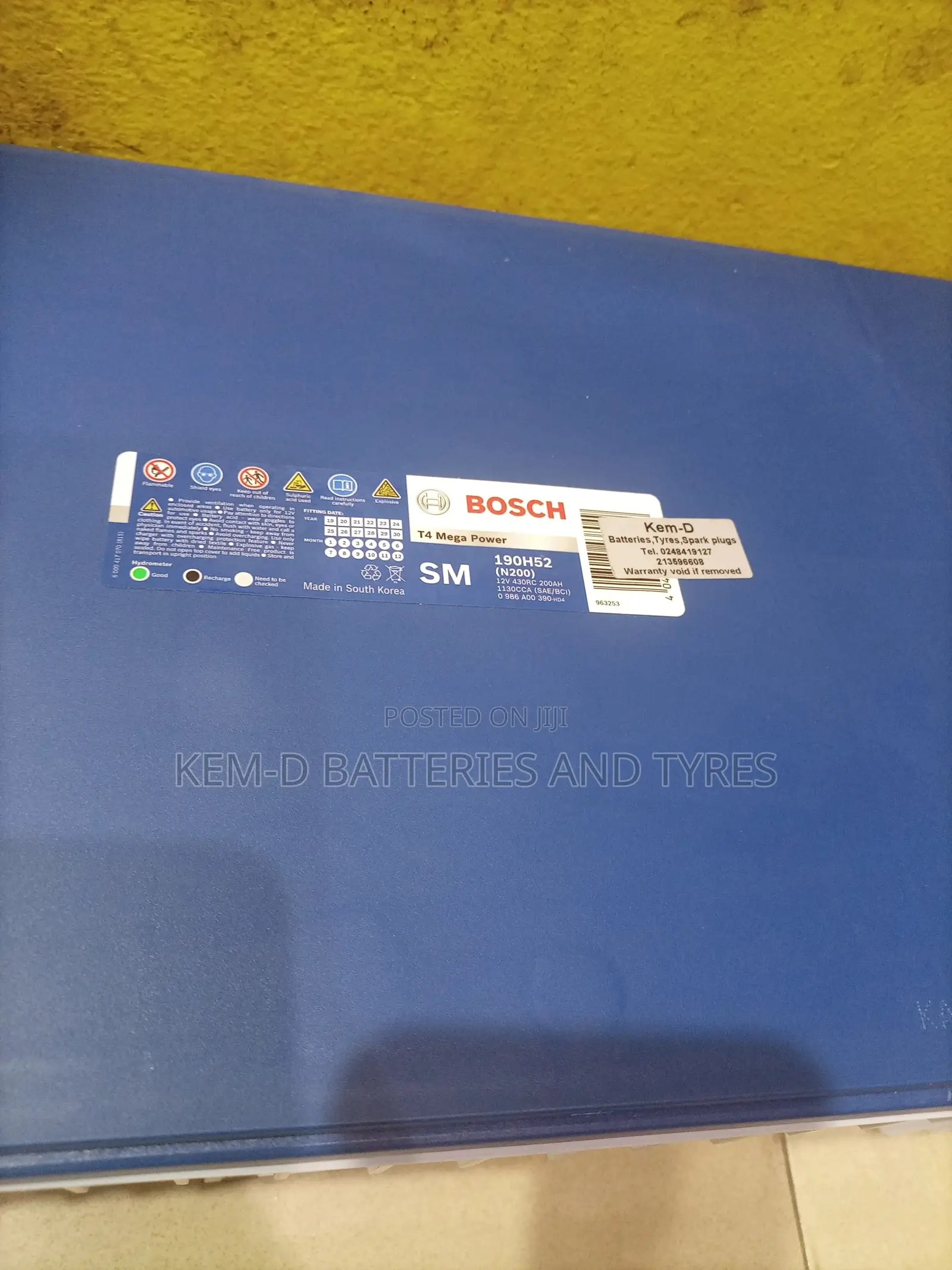Bosch 200ah 12 Volts 33 Plates Battery