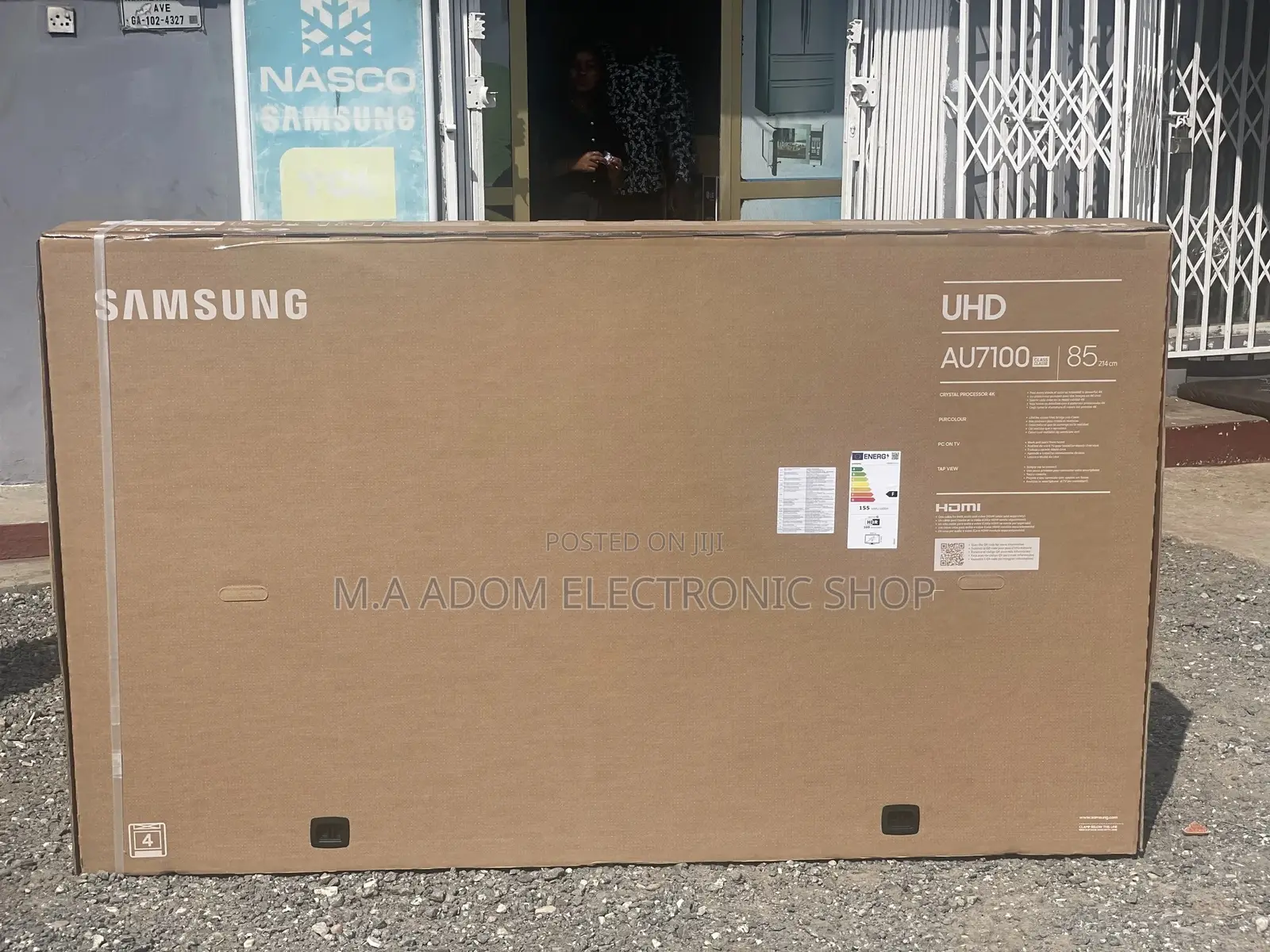 Samsung 85” Crystal UHD 4K Smart Bluetooth Led Tv