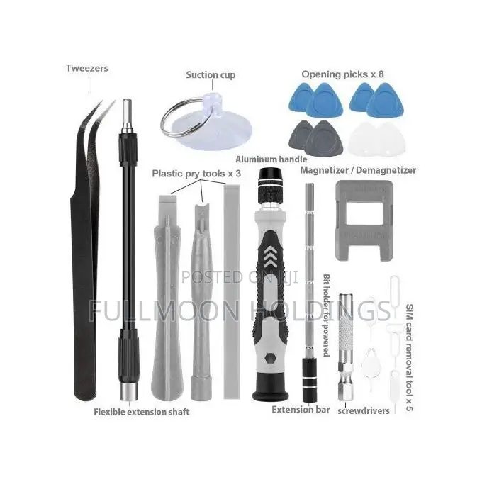 122 In 1 Screwdriver Tool Set For Phone And Electronics