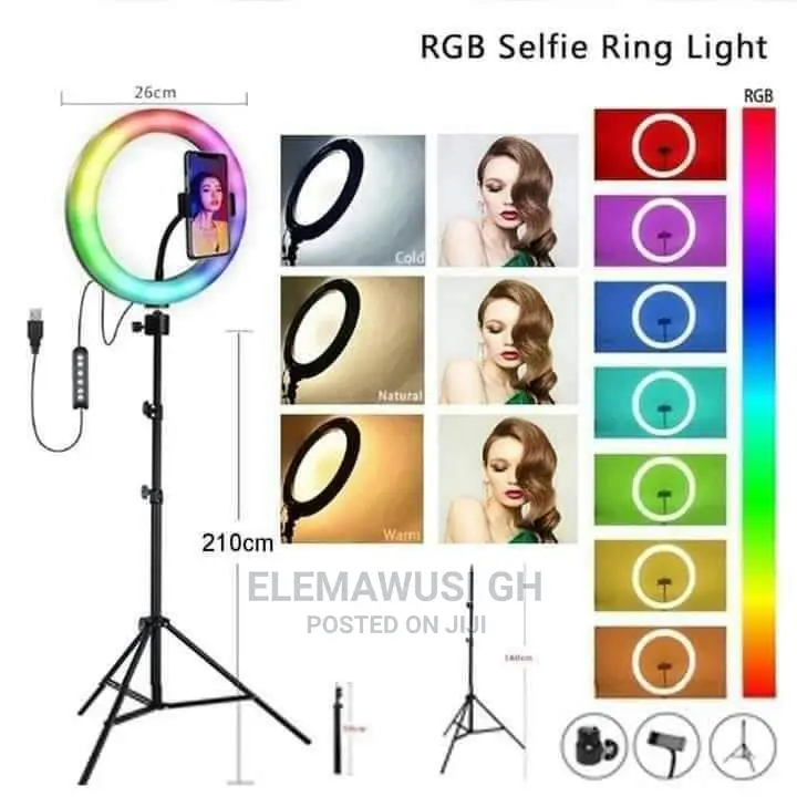 10-18 Inches Ring Light Rgb