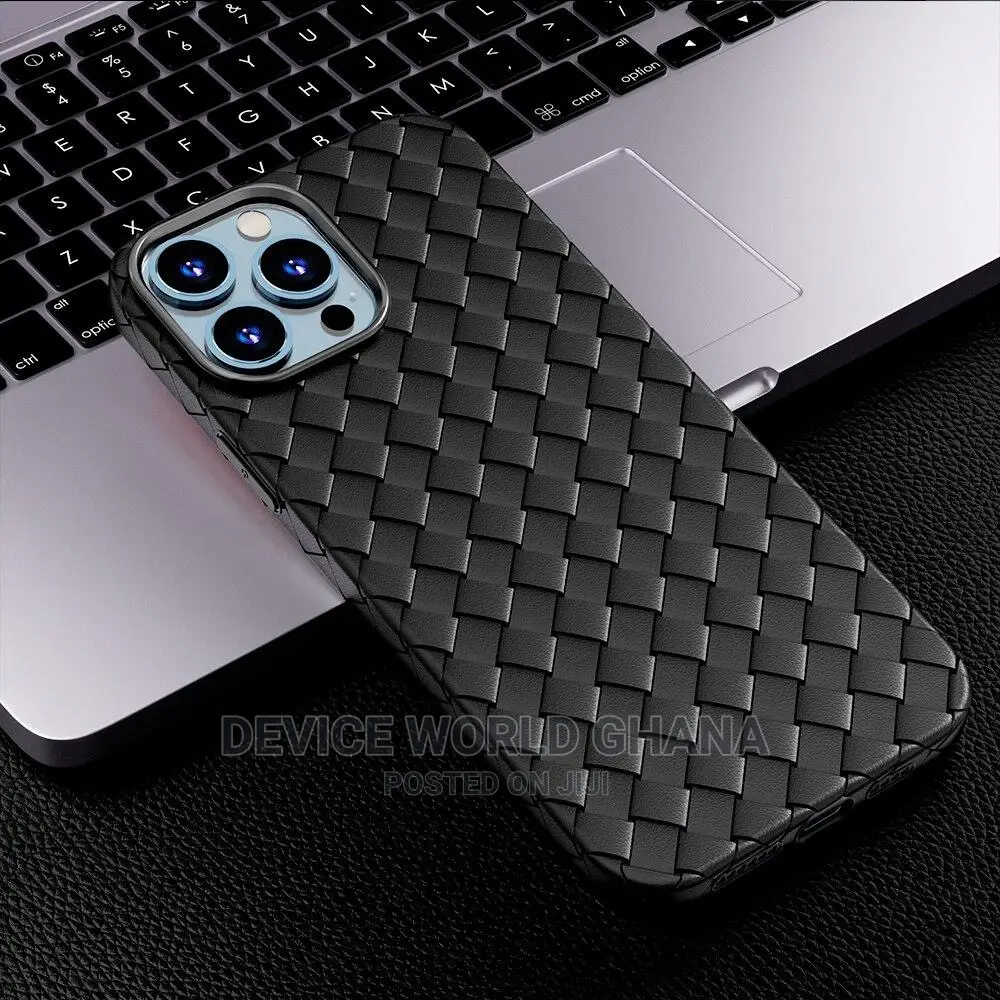 Weaved Pattern Case 4 iPhone 14promax 14p 13promax 13p 13 12