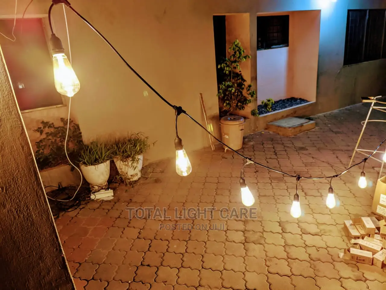 10 Meters String Light With 20 Big Bulbs