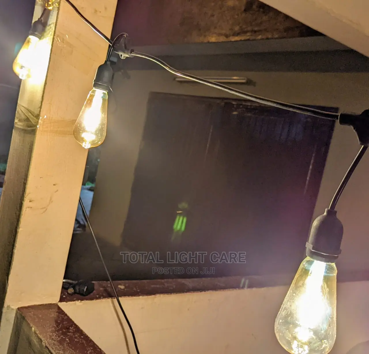 10 Meters String Light With 20 Big Bulbs