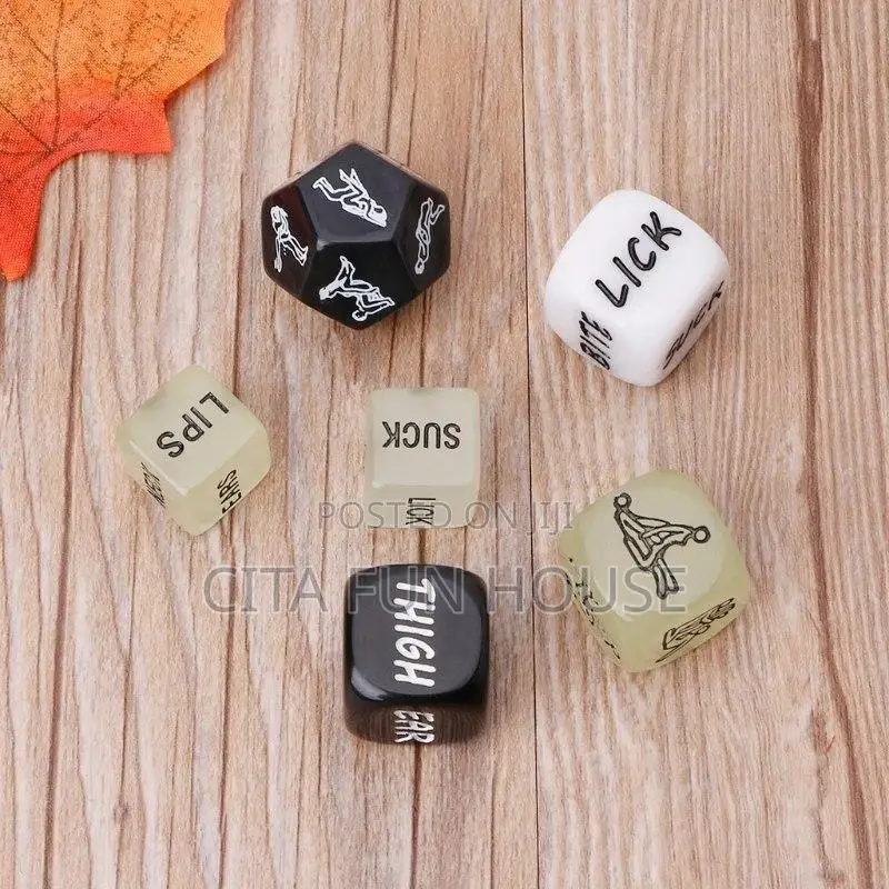 6 in 1 Sex Dice (Glow in the Dark)