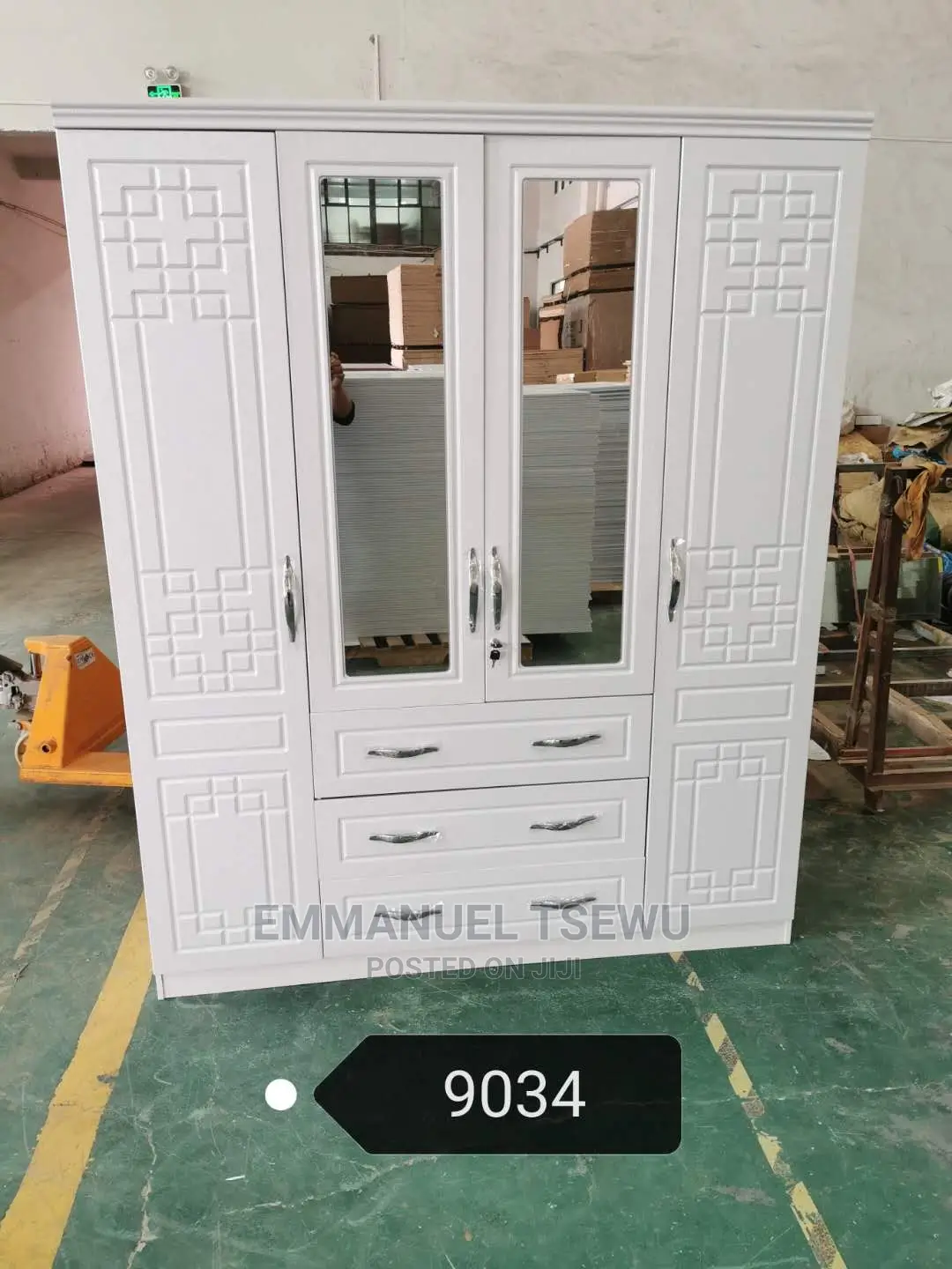 Imported Four Doors Wardrobe