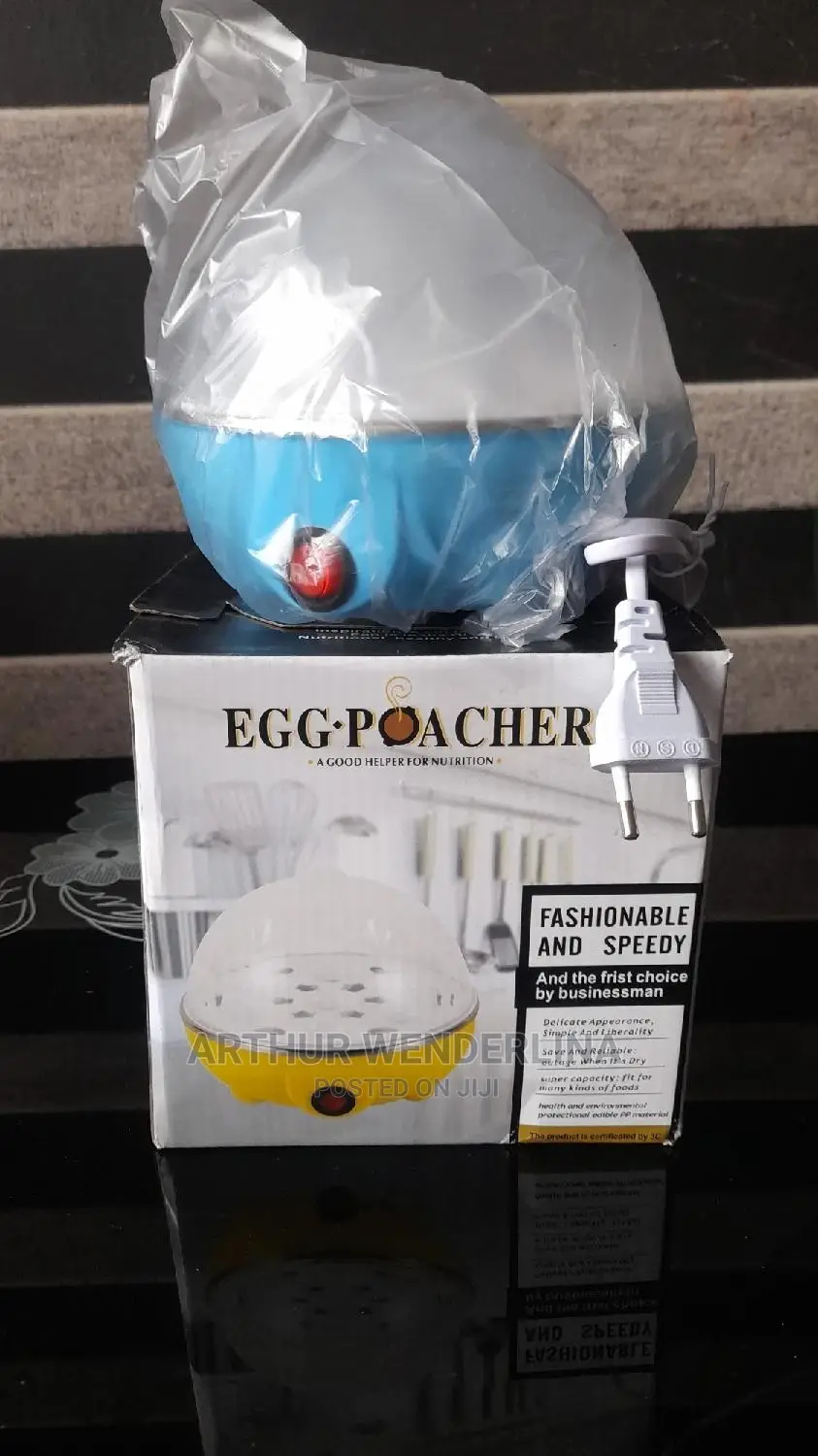 Electric Egg Cooker Used for Boiling and Frying Egg.