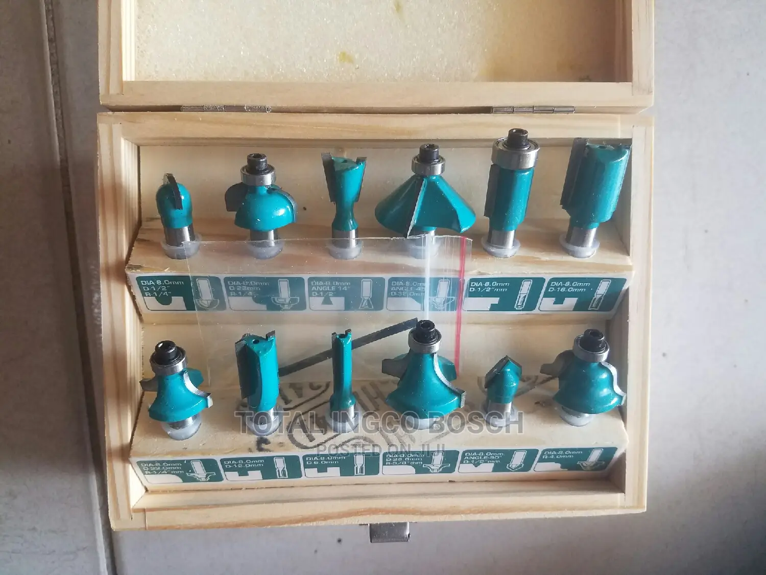 Router Bits Set (12pcs)