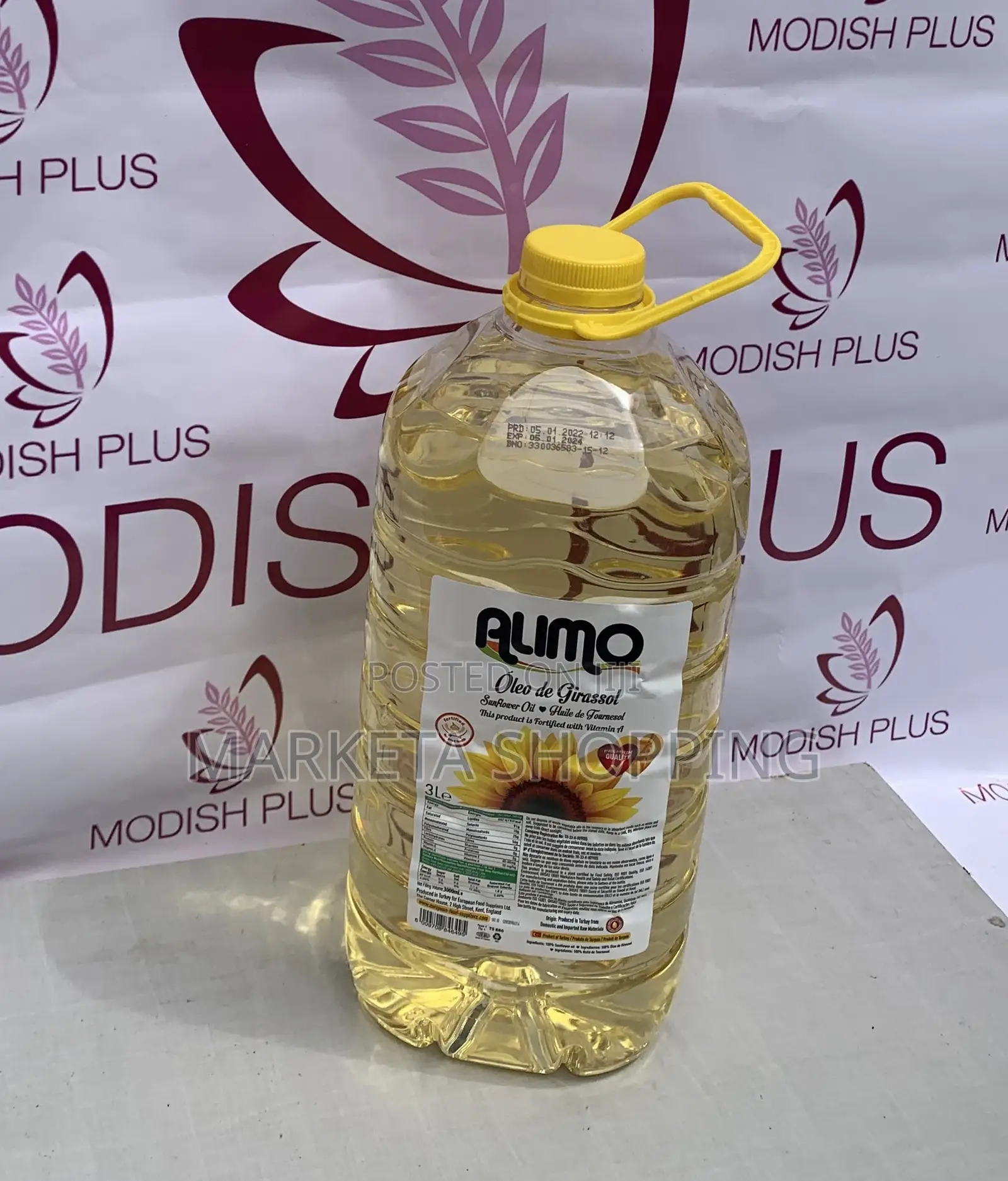 Alimo Sunflower Oil (3L)