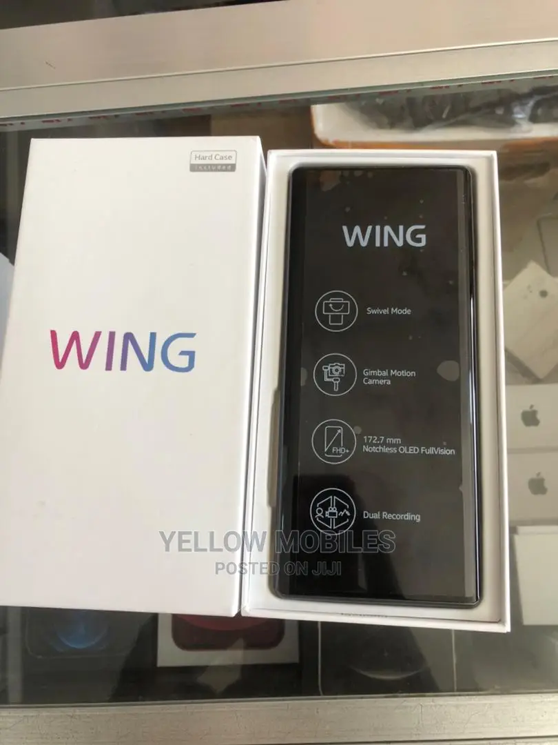 New LG Wing 5G 256 GB Black