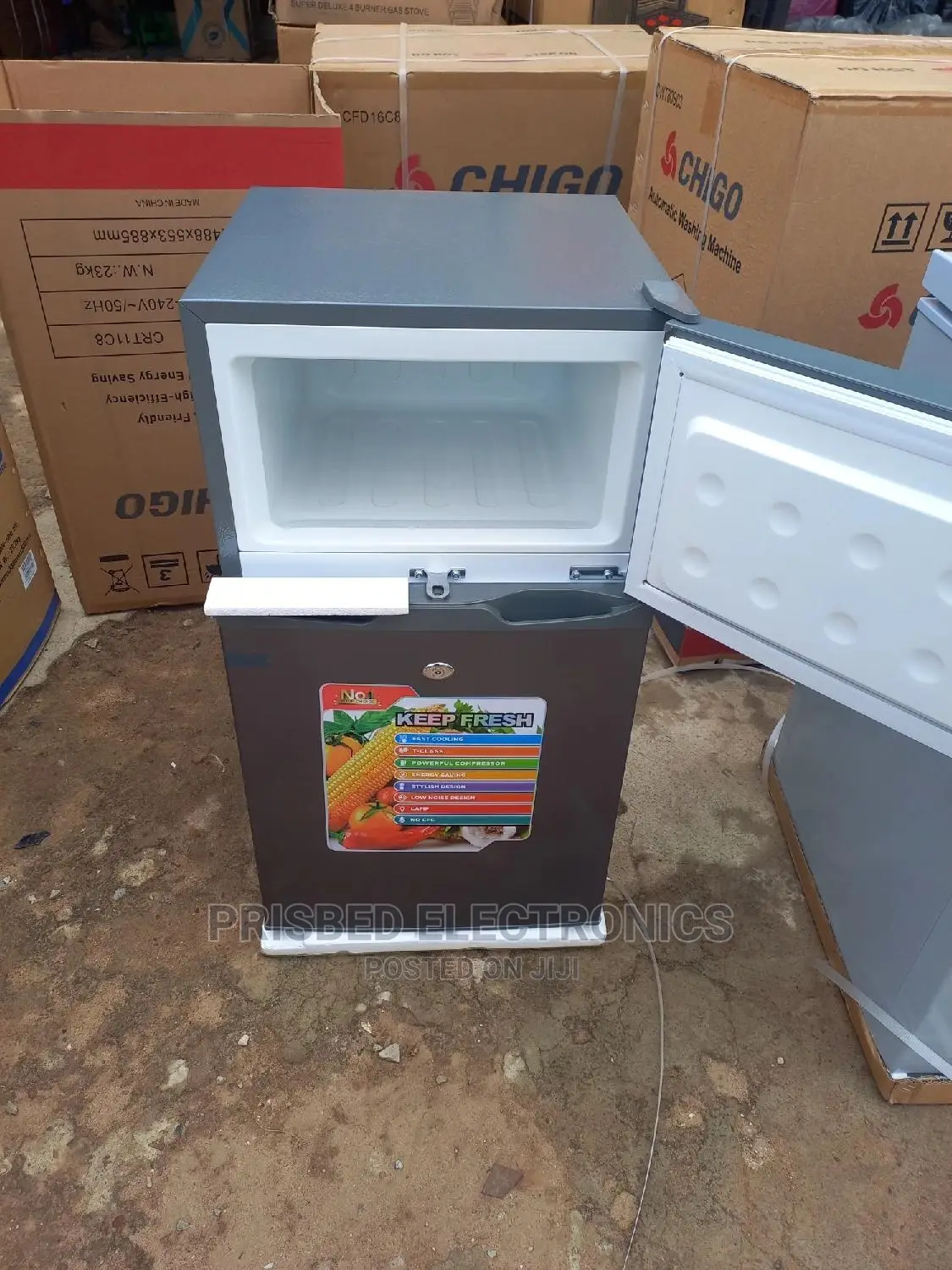 Chigo Table Top Double Fridge 85 Litres