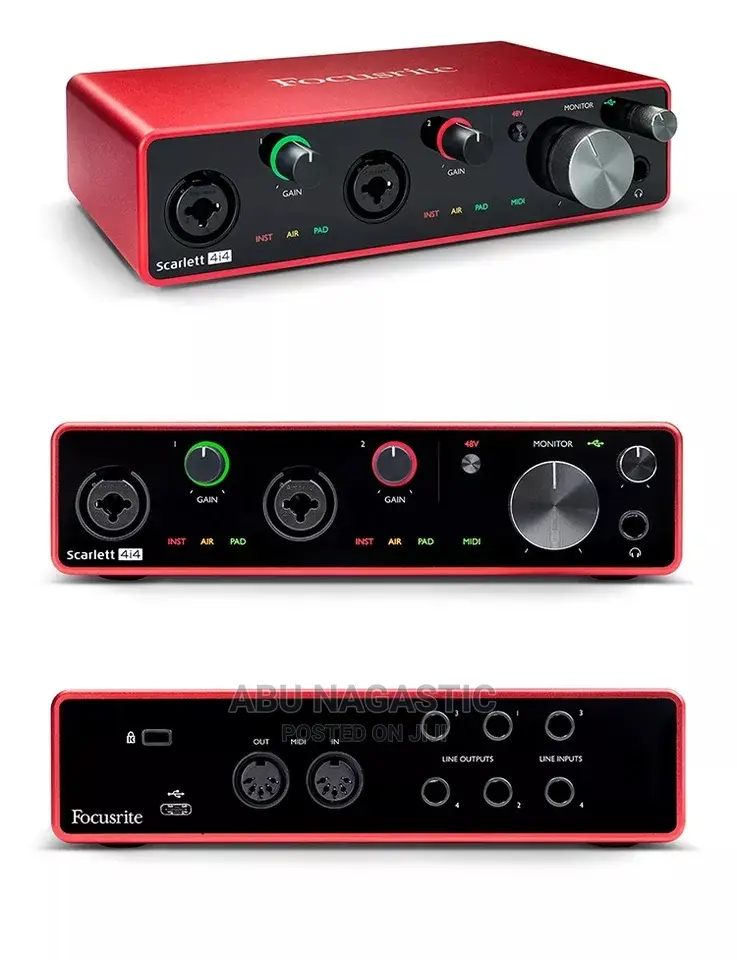 Focusrite Scarlet 4i4 3rd Generation Bundle