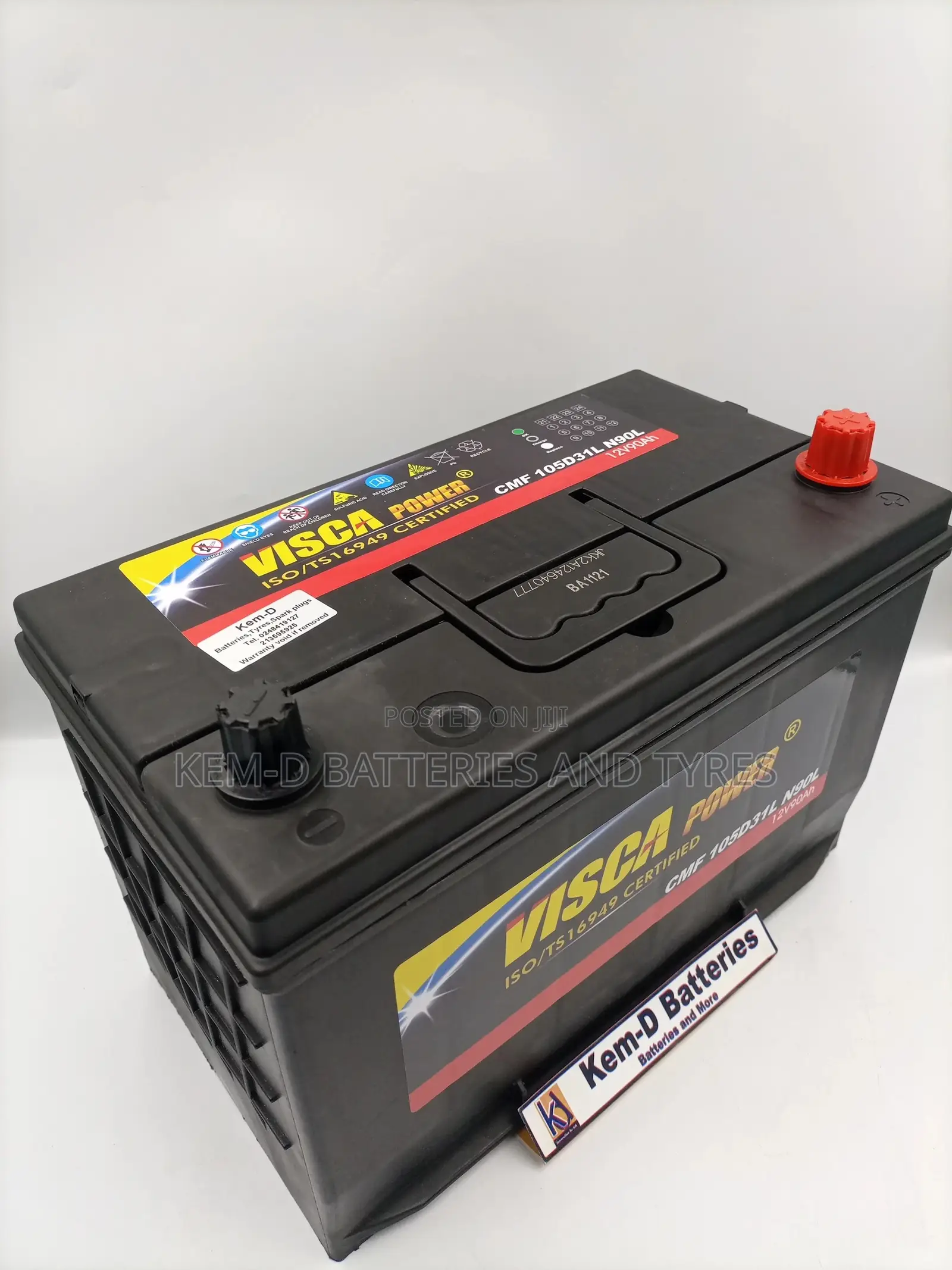 Visca Car Battery - Hilux Hardbody L200 Land Cruiser Patrol