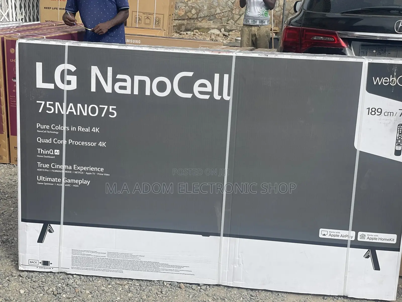 Lg 75” Nanocell 2021 Smart Webos Thinq Al Magic Remote Tv