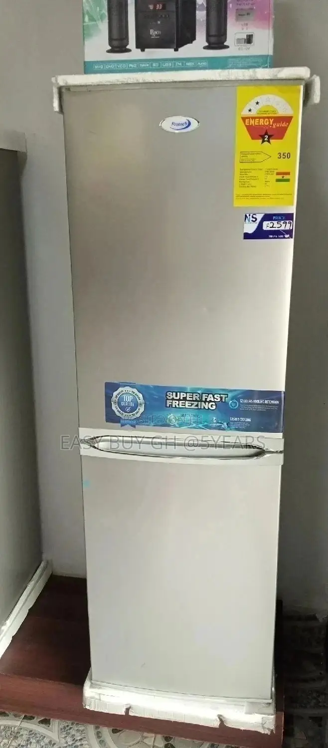 Protech Fridge 2door Fridge Top Fridge + Freezer 200L Fridge
