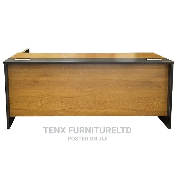 Exucutive Office Table With (Side Cabinet With a Door )DARK