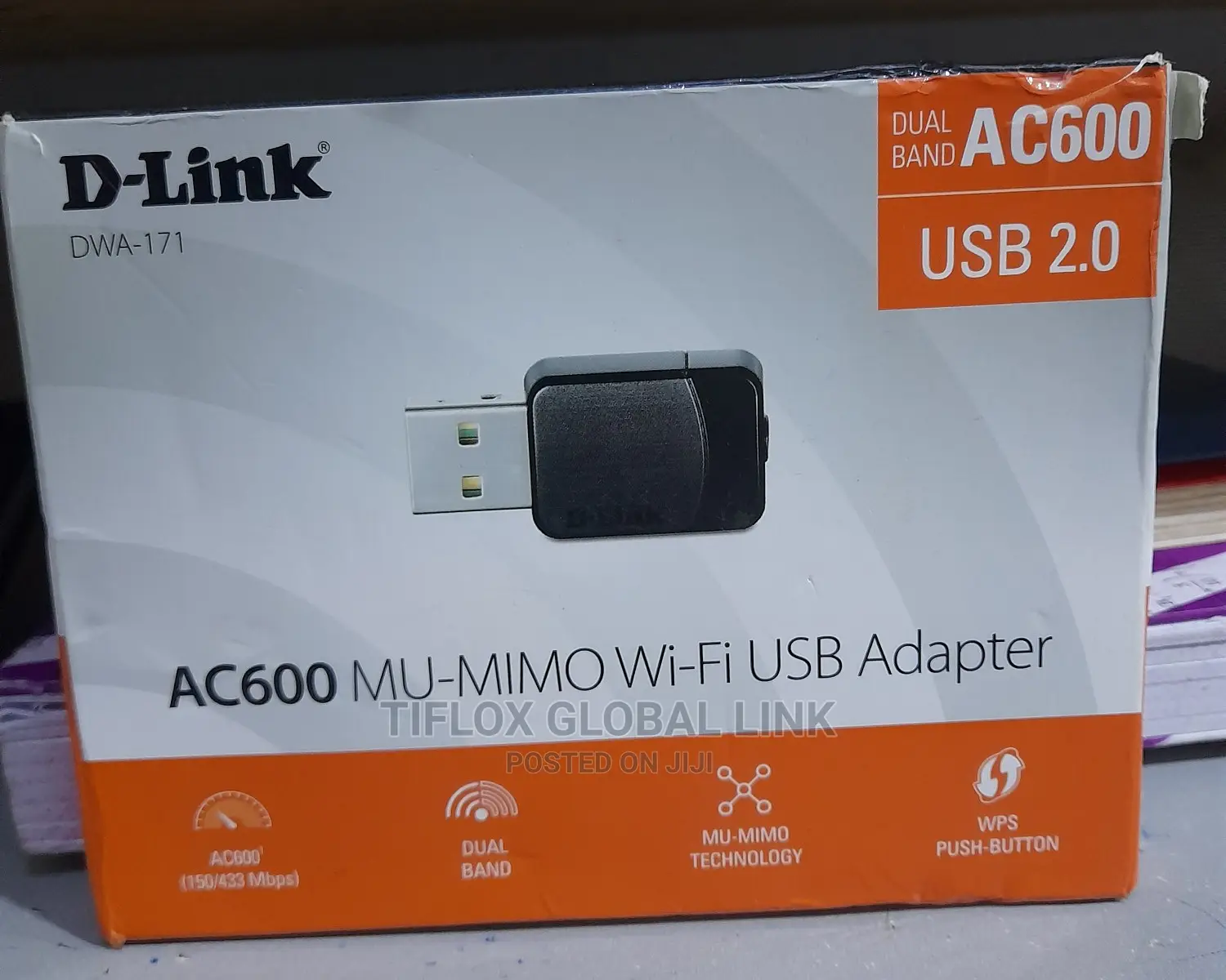 Ac600 Mu-Mimo Wifi USB Adapter (D-Link)
