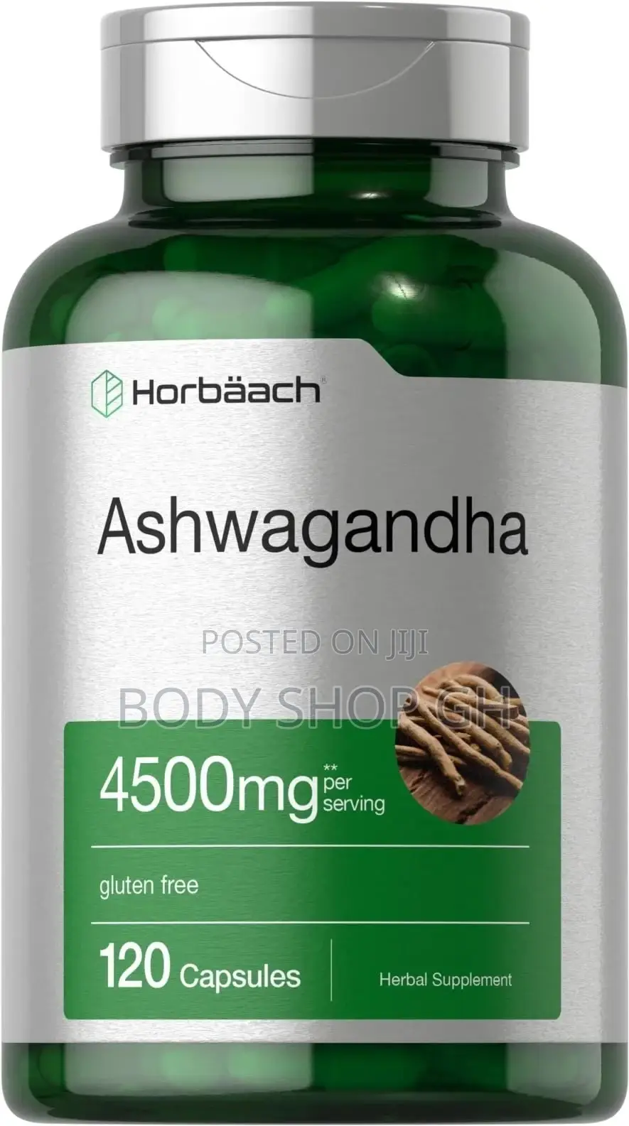 Ashwagandha Capsules 120 Count Maximum Strength