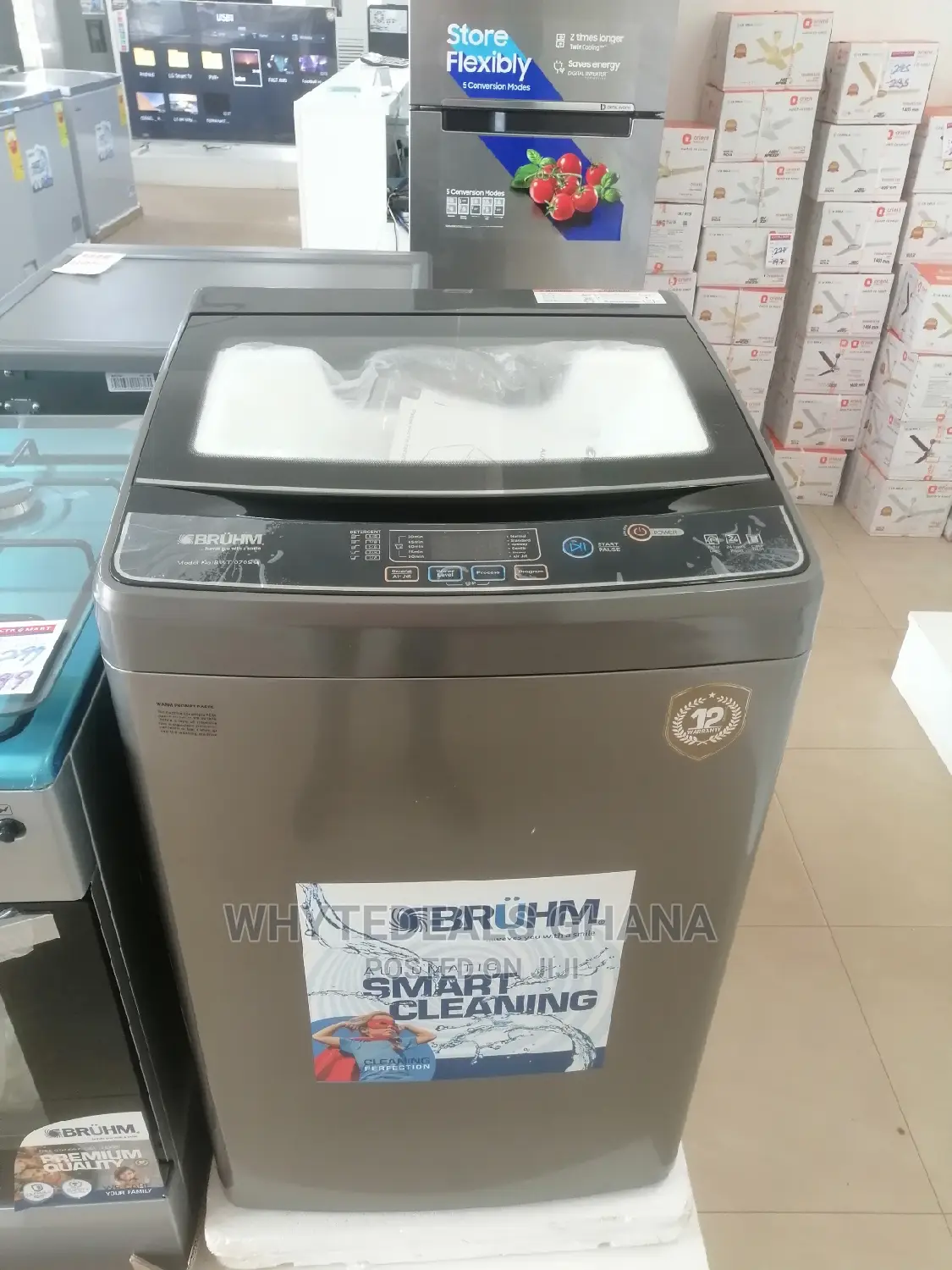 Bruhm 7kg Digital Inverter Top Load Fully Automatic Washer