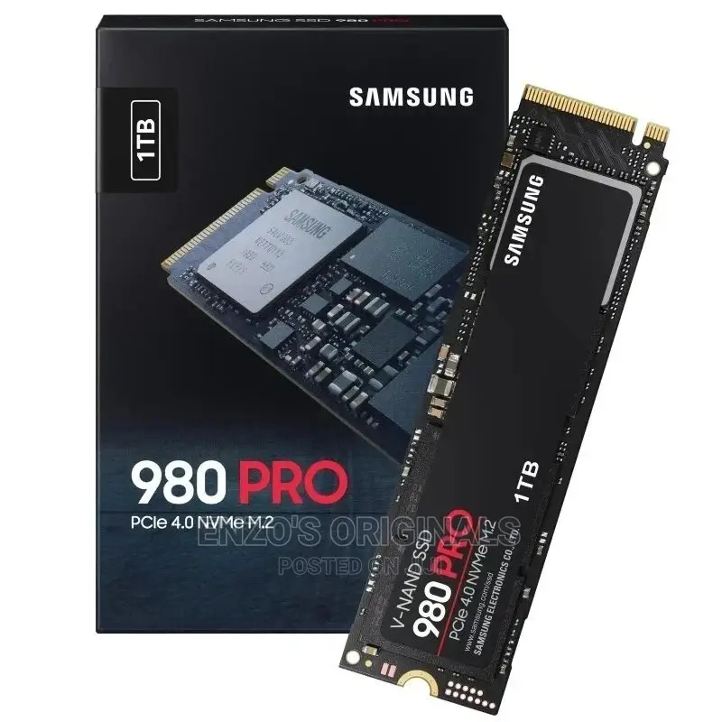 Pcie 4.0 Nvme M.2 Ssd 980pro Samsung Brand 1tb