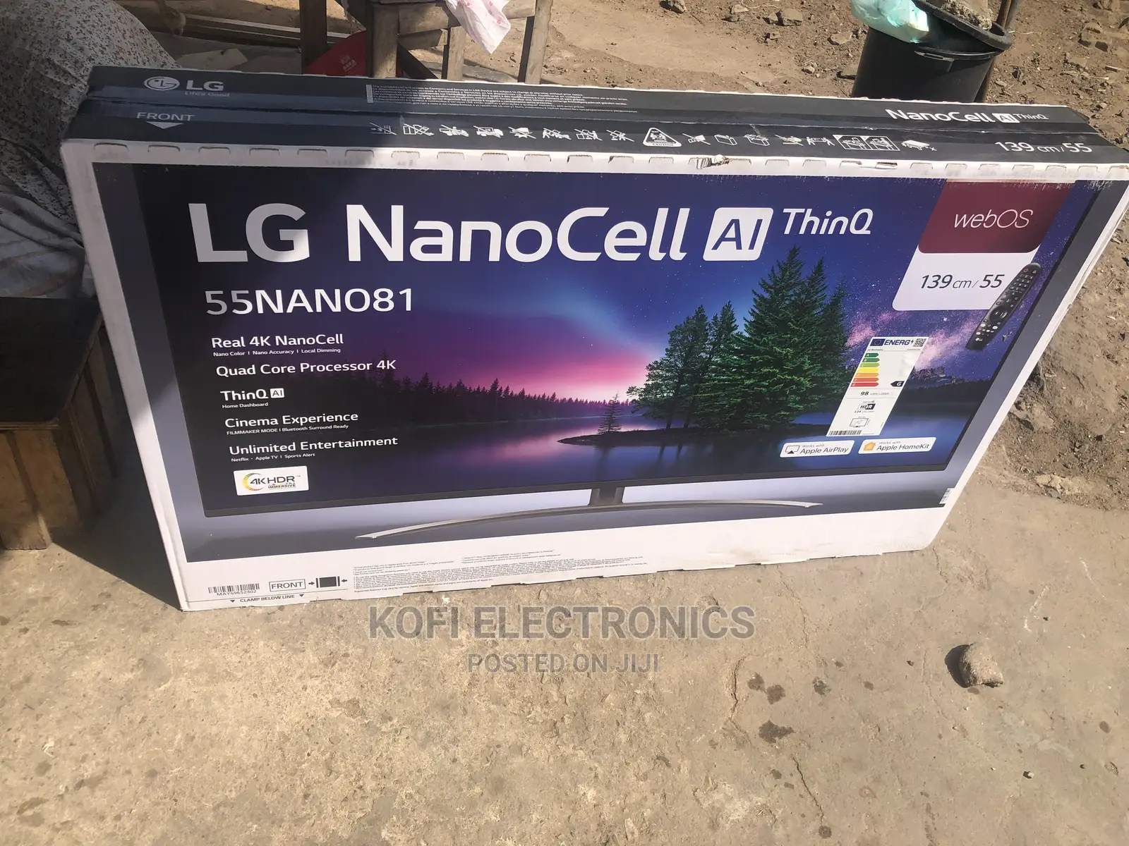 LG Nanocell 55 Inch 4K Smart Uhd TV W/ Ai Thinq Open Box